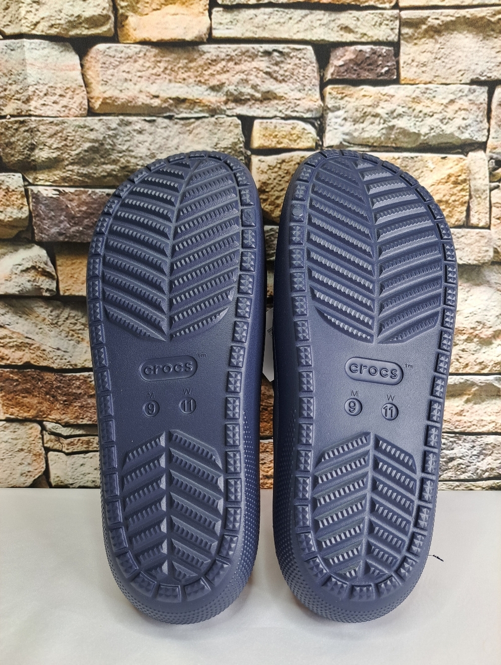 CROCS CLASSIC SLIDE SANDALS REMOVABLE JIBBITZ CHARMS UNISEX in BLEÙ MARINE NEW - Picture 10 of 16